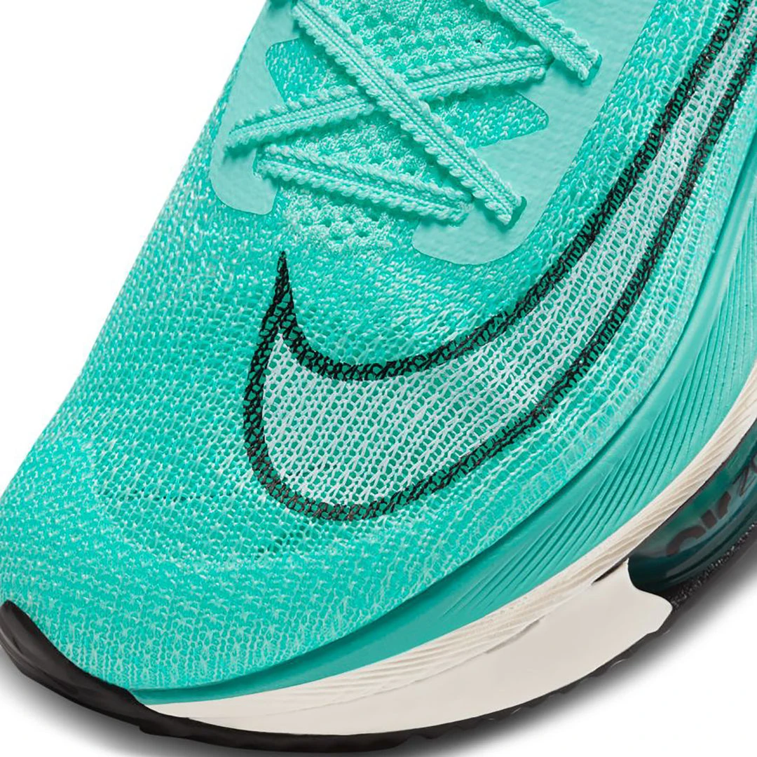 Nike Men's Air Zoom Alphafly Next% Running Shoe - Hyper Turquoise/ White/ Black/ Oracle Aqua - Regular (D) Shoes 7 Nike Men's Air Zoom Alphafly Next% Running Shoe - Hyper Turquoise/ White/ Black/ Oracle Aqua - Regular (D) Shoes