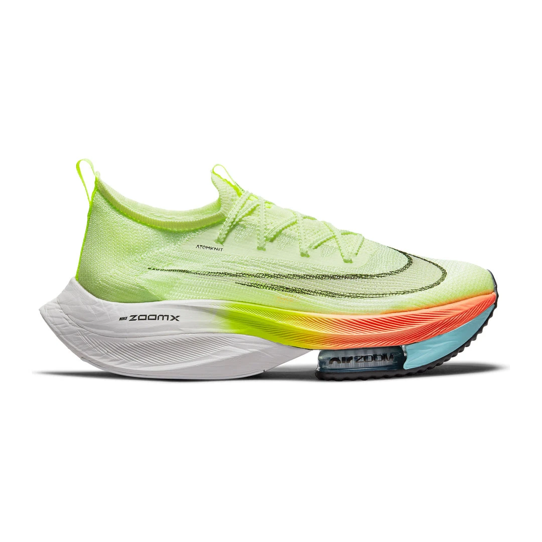 Nike Men's Air Zoom Alphafly Next% Racing Shoe - Barely Volt/Black/Hyper Orange - Regular (D) Shoes 1 Nike Men's Air Zoom Alphafly Next% Racing Shoe - Barely Volt/Black/Hyper Orange - Regular (D) Shoes