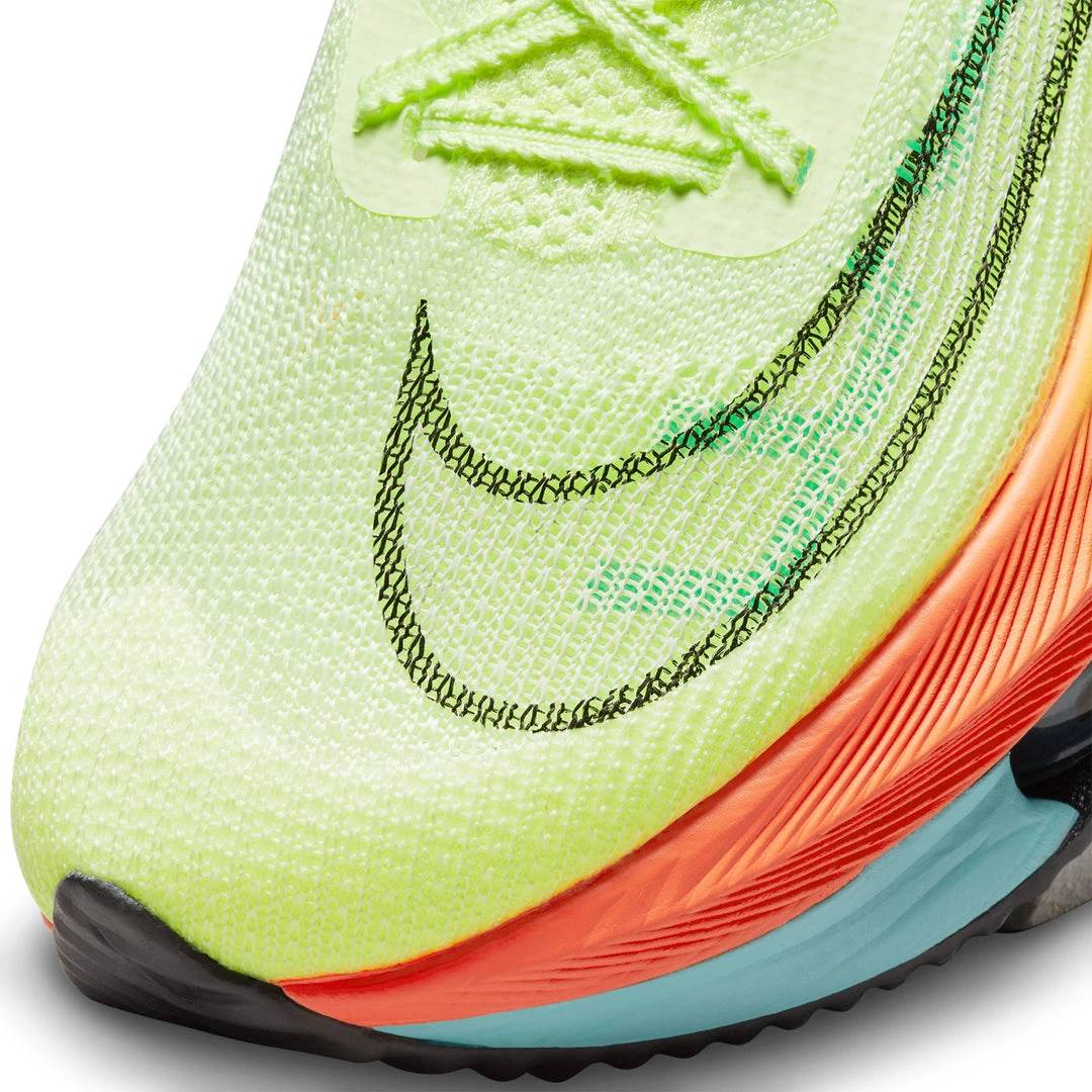 Nike Men's Air Zoom Alphafly Next% Racing Shoe - Barely Volt/Black/Hyper Orange - Regular (D) Shoes 6 Nike Men's Air Zoom Alphafly Next% Racing Shoe - Barely Volt/Black/Hyper Orange - Regular (D) Shoes