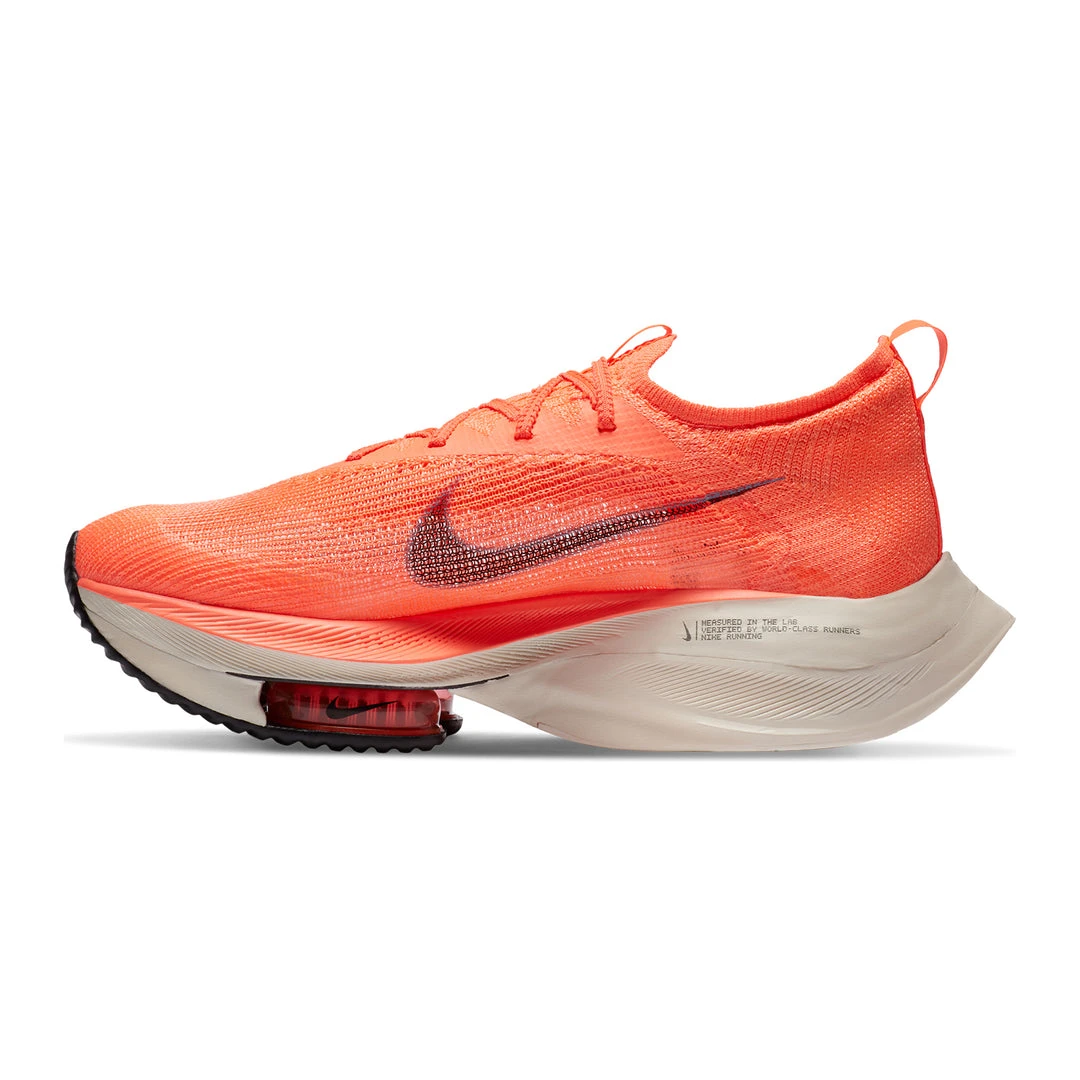 Nike Men's Air Zoom Alphafly Next% Racing Shoe - Bright Mango/Citron Pulse - Regular (D) 2 Nike Men's Air Zoom Alphafly Next% Racing Shoe - Bright Mango/Citron Pulse - Regular (D)