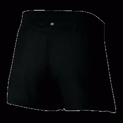 Women's Nike Shorts - Black/Reflective Silver Bottoms