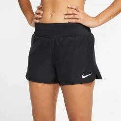 Women's Nike Shorts - Black/Reflective Silver Bottoms 13 Women's Nike Shorts - Black/Reflective Silver Bottoms