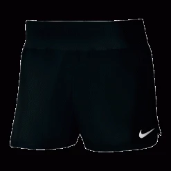 Women's Nike Shorts - Black/Reflective Silver Bottoms
