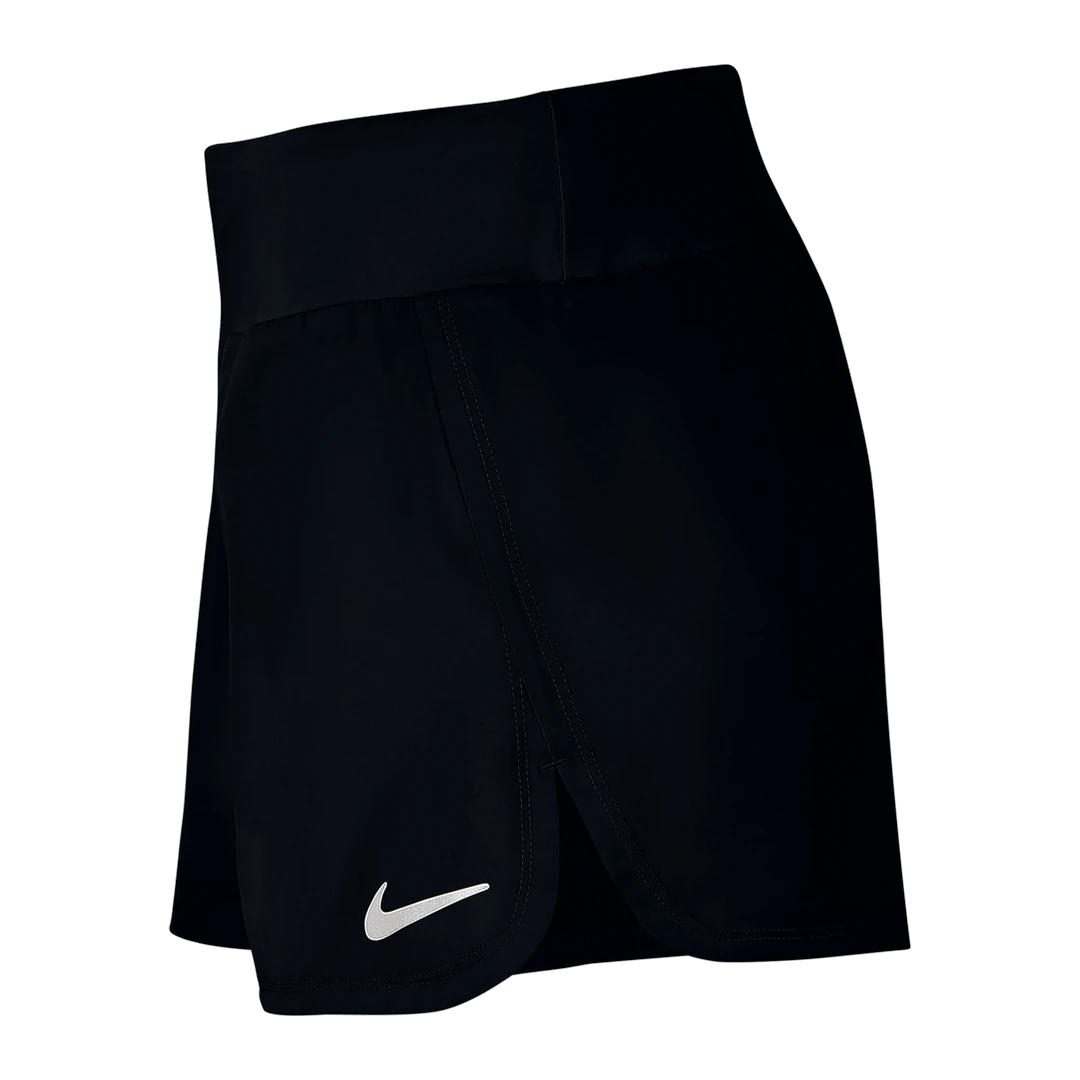 Women's Nike Shorts - Black/Reflective Silver Bottoms 3 Women's Nike Shorts - Black/Reflective Silver Bottoms