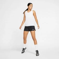 Women's Nike Shorts - Black/Reflective Silver Bottoms 19 Women's Nike Shorts - Black/Reflective Silver Bottoms