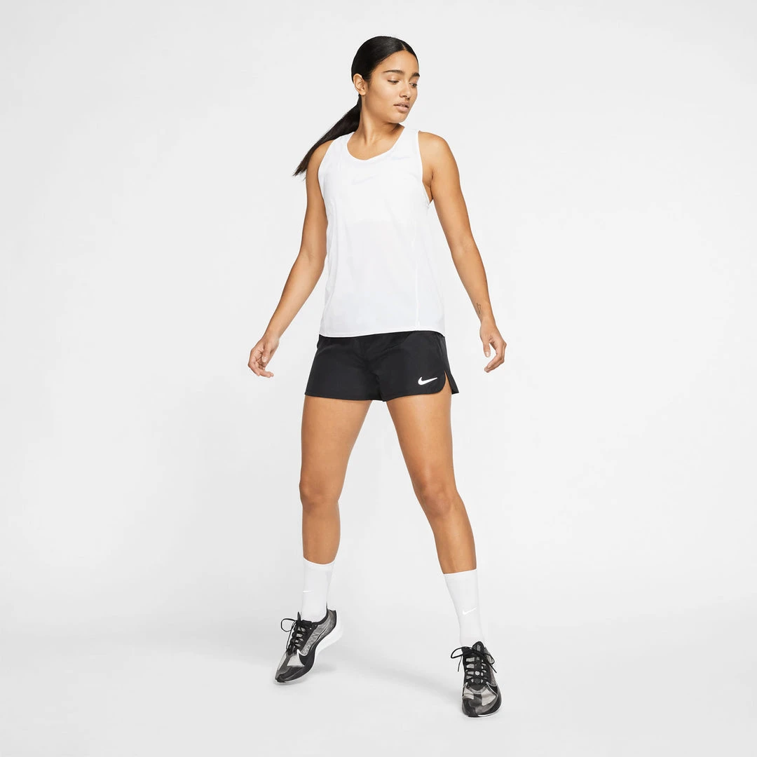 Women's Nike Shorts - Black/Reflective Silver Bottoms 10 Women's Nike Shorts - Black/Reflective Silver Bottoms
