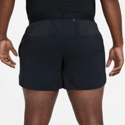 Men's Nike Flex Stride Short - Black/Reflective Silver Bottoms