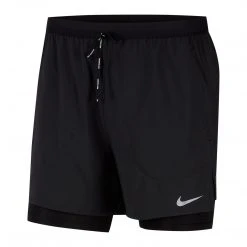 Nike Men's Flex Stride 5" 2-in-1 Short - Black/Reflective Silver Apparel