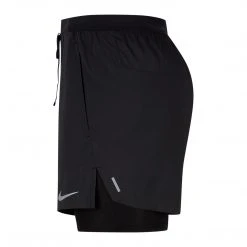 Nike Men's Flex Stride 5" 2-in-1 Short - Black/Reflective Silver Apparel