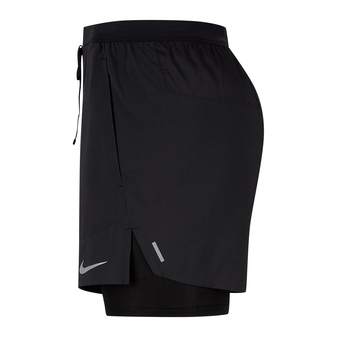 Nike Men's Flex Stride 5" 2-in-1 Short - Black/Reflective Silver Apparel 2 Nike Men's Flex Stride 5" 2-in-1 Short - Black/Reflective Silver Apparel