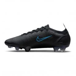 Nike Unisex Mercurial Vapor 14 Elite Firm Ground Soccer Shoe - Black/Black/Iron Grey