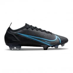 Nike Unisex Mercurial Vapor 14 Elite Firm Ground Soccer Shoe - Black/Black/Iron Grey