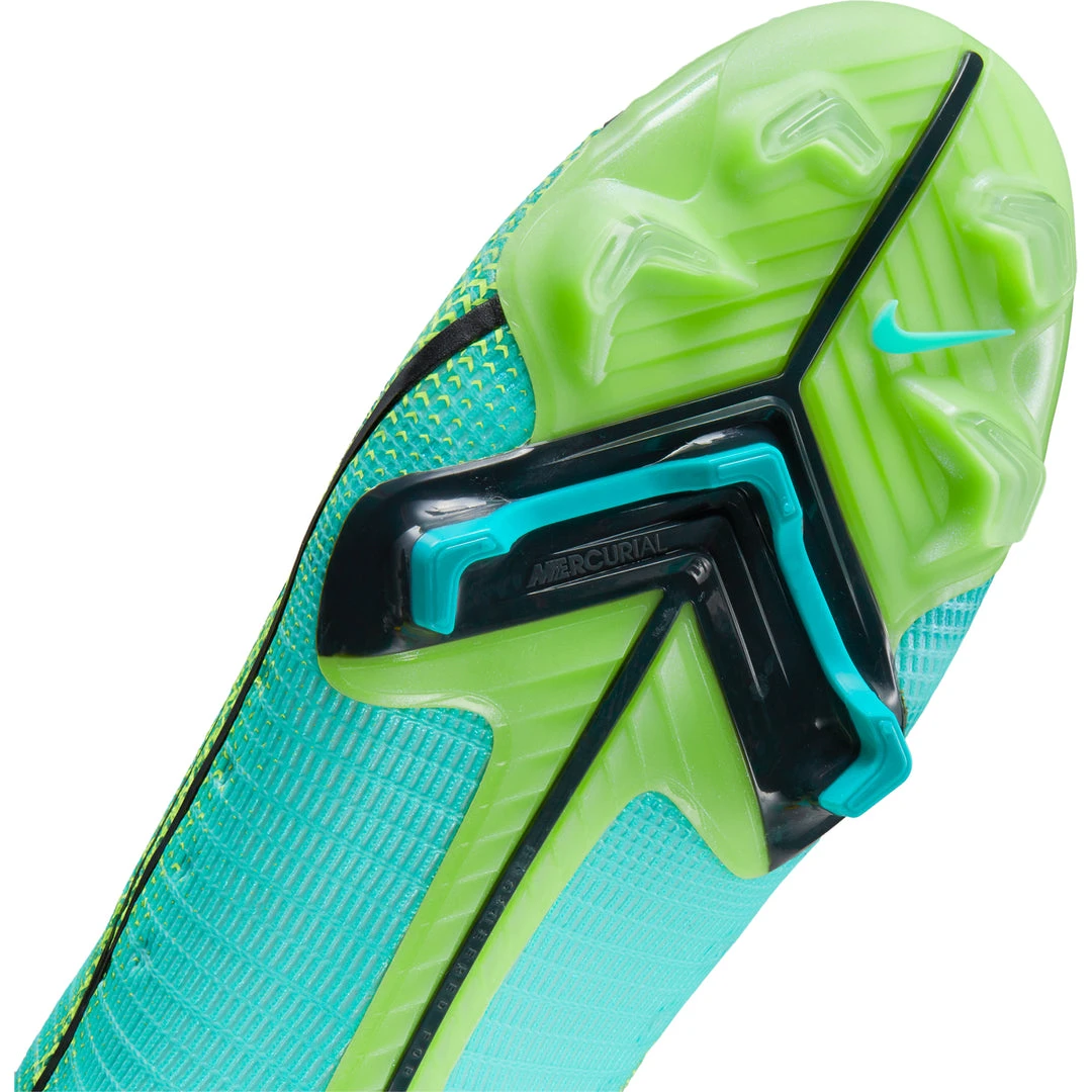 Unisex Nike Mercurial Vapor 14 Elite Firm Ground Soccer Shoe - Dynamic Turq/Lime Glow 3 Unisex Nike Mercurial Vapor 14 Elite Firm Ground Soccer Shoe - Dynamic Turq/Lime Glow