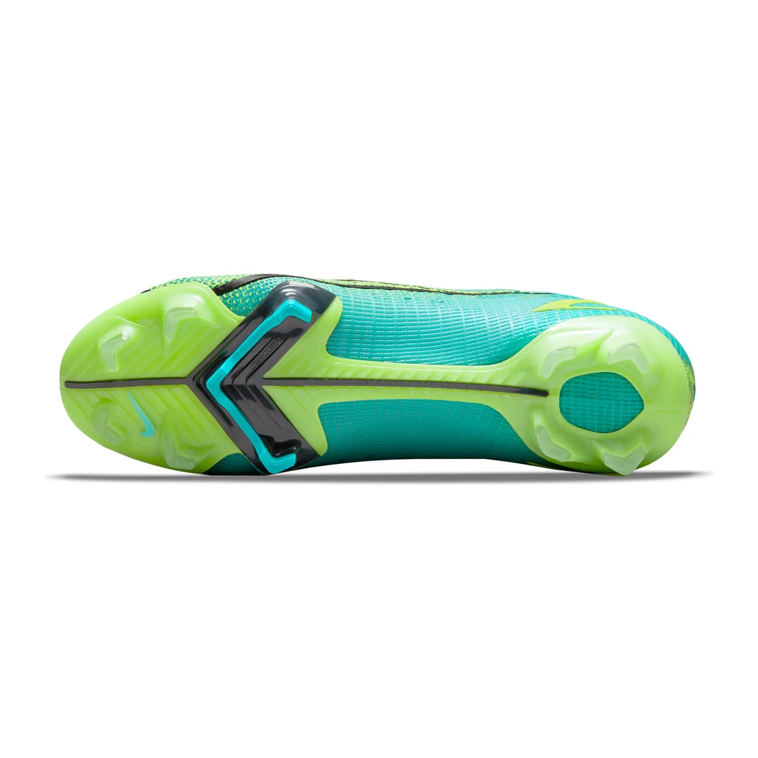 Unisex Nike Mercurial Vapor 14 Elite Firm Ground Soccer Shoe - Dynamic Turq/Lime Glow 7 Unisex Nike Mercurial Vapor 14 Elite Firm Ground Soccer Shoe - Dynamic Turq/Lime Glow