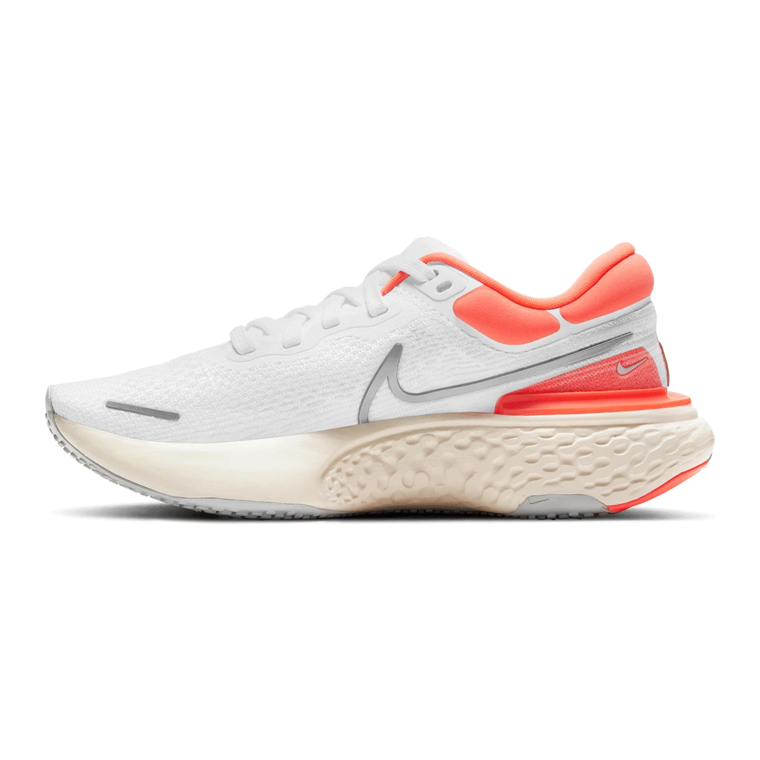 Nike Women's ZoomX Invincible Run Flyknit Running Shoe - White/Metallic Silver/Bright Mango - Regular (B) Shoes 2 Nike Women's ZoomX Invincible Run Flyknit Running Shoe - White/Metallic Silver/Bright Mango - Regular (B) Shoes