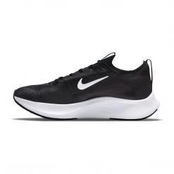 Men's Nike Zoom Fly 4 Running Shoe - Black/White/Anthracite/Racer Blue - Regular (D)