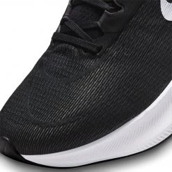 Men's Nike Zoom Fly 4 Running Shoe - Black/White/Anthracite/Racer Blue - Regular (D)