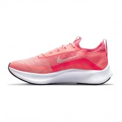 Women's Nike Zoom Fly 4 Running Shoe - Lava Glo/White/Racer Pink Black- Regular (B) Shoes