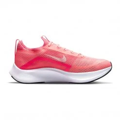 Women's Nike Zoom Fly 4 Running Shoe - Lava Glo/White/Racer Pink Black- Regular (B) Shoes