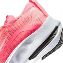 Women's Nike Zoom Fly 4 Running Shoe - Lava Glo/White/Racer Pink Black- Regular (B) Shoes