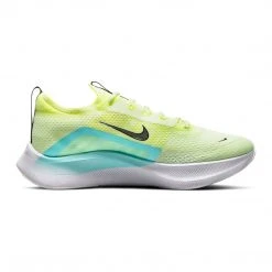 Women's Nike Zoom Fly 4 Running Shoe - Barely Volt/Black/Dynamic Turq Volt - Regular (B) Shoes
