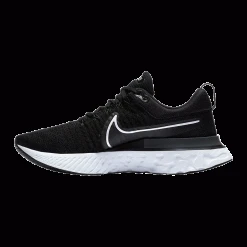Nike Shoes Women's React Infinity Run 2 Running Shoe - Black/White/Iron Grey - Regular (B)
