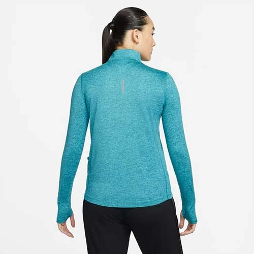 Women's Nike Dri-FIT Element 1/2 Zip Running Top - Marina/Washed Teal Tops 4 Women's Nike Dri-FIT Element 1/2 Zip Running Top - Marina/Washed Teal Tops