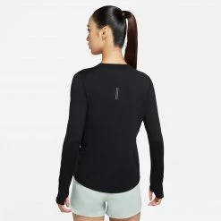 Women's Nike Element Crew - Black/Reflective Silver Tops