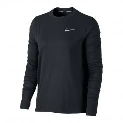 Women's Nike Element Crew - Black/Reflective Silver Tops