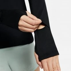 Women's Nike Element Crew - Black/Reflective Silver Tops