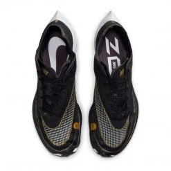 Nike Men's ZoomX Vaporfly Next % 2 Racing Shoe - Black/White/Metallic Gold Coin - Regular (D) 12 Nike Men's ZoomX Vaporfly Next % 2 Racing Shoe - Black/White/Metallic Gold Coin - Regular (D)