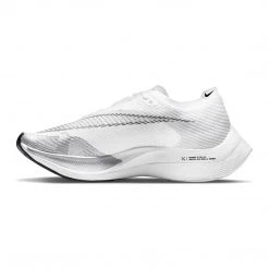 Nike Men's ZoomX Vaporfly Next% 2 Running Shoe - White/Black/Metallic Silver - Regular (D)