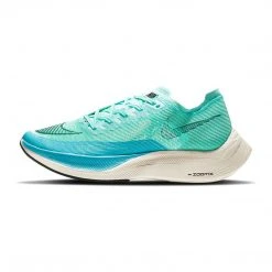 Nike Shoes Men's ZoomX Vaporfly Next% 2 Running Shoe - Aurora Green/Black/Chlorine Blue - Regular (D)