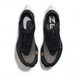 Nike Women's ZoomX Vaporfly Next % 2 Racing Shoe - Black/White/Metallic Gold Coin - Regular (B) Shoes 12 Nike Women's ZoomX Vaporfly Next % 2 Racing Shoe - Black/White/Metallic Gold Coin - Regular (B) Shoes