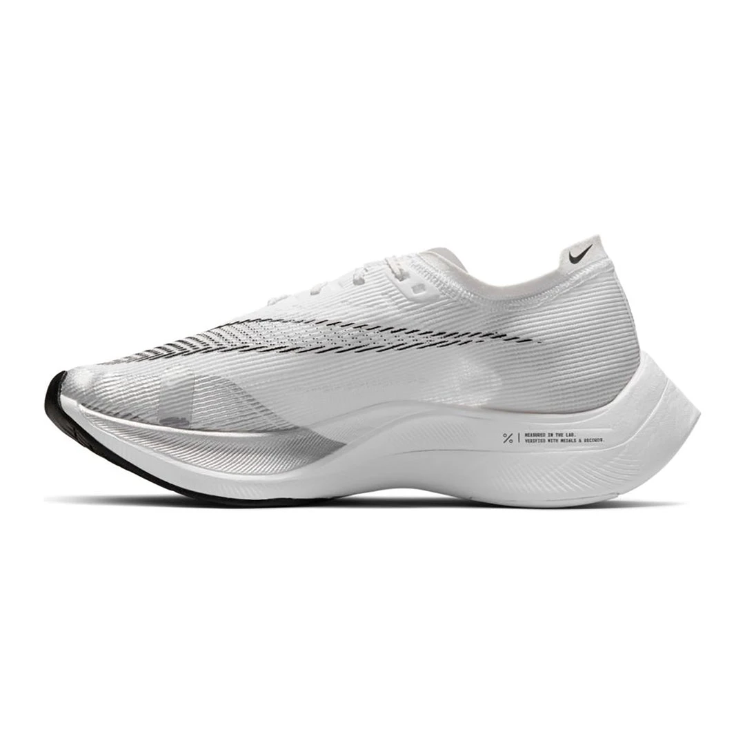 Nike Shoes Women's ZoomX Vaporfly Next% 2 Running Shoe - White/Black-Metallic Silver - Regular (B) 2 Nike Shoes Women's ZoomX Vaporfly Next% 2 Running Shoe - White/Black-Metallic Silver - Regular (B)