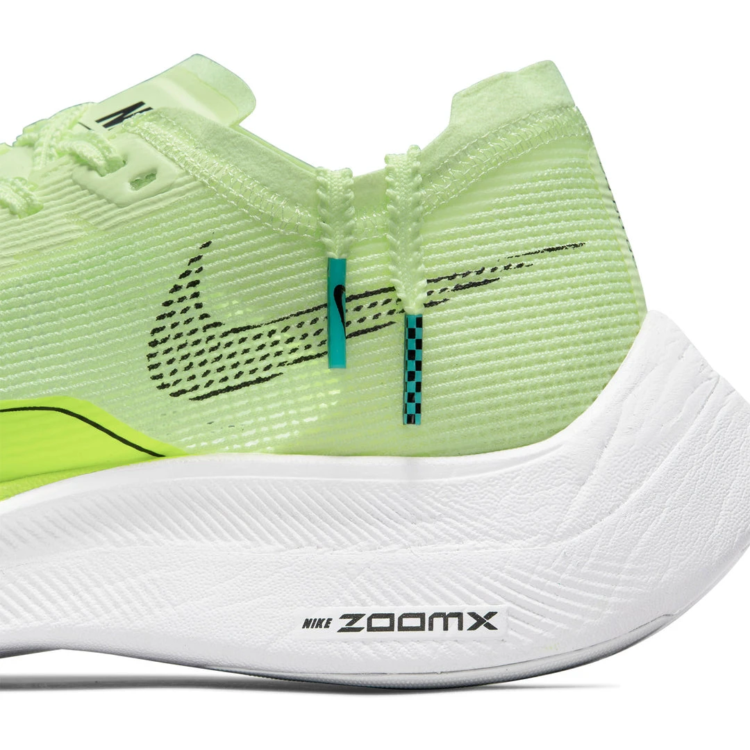Nike Women's ZoomX Vaporfly Next % 2 Racing Shoe - Barely Volt/Black/Dynamic Turquoise - Regular (B) Shoes 7 Nike Women's ZoomX Vaporfly Next % 2 Racing Shoe - Barely Volt/Black/Dynamic Turquoise - Regular (B) Shoes