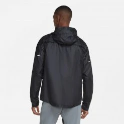 Men's Nike Shieldrunner Jacket - Black/Black/Reflective Silver Apparel