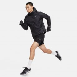 Men's Nike Shieldrunner Jacket - Black/Black/Reflective Silver Apparel