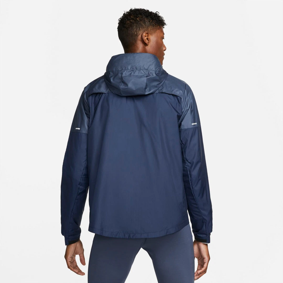 Men's Nike Shieldrunner Running Jacket - Thunder Blue/Obsidian/Reflective Silver 4 Men's Nike Shieldrunner Running Jacket - Thunder Blue/Obsidian/Reflective Silver