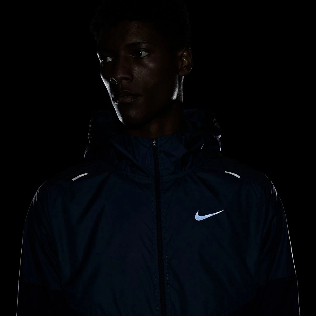 Men's Nike Shieldrunner Running Jacket - Thunder Blue/Obsidian/Reflective Silver 11 Men's Nike Shieldrunner Running Jacket - Thunder Blue/Obsidian/Reflective Silver