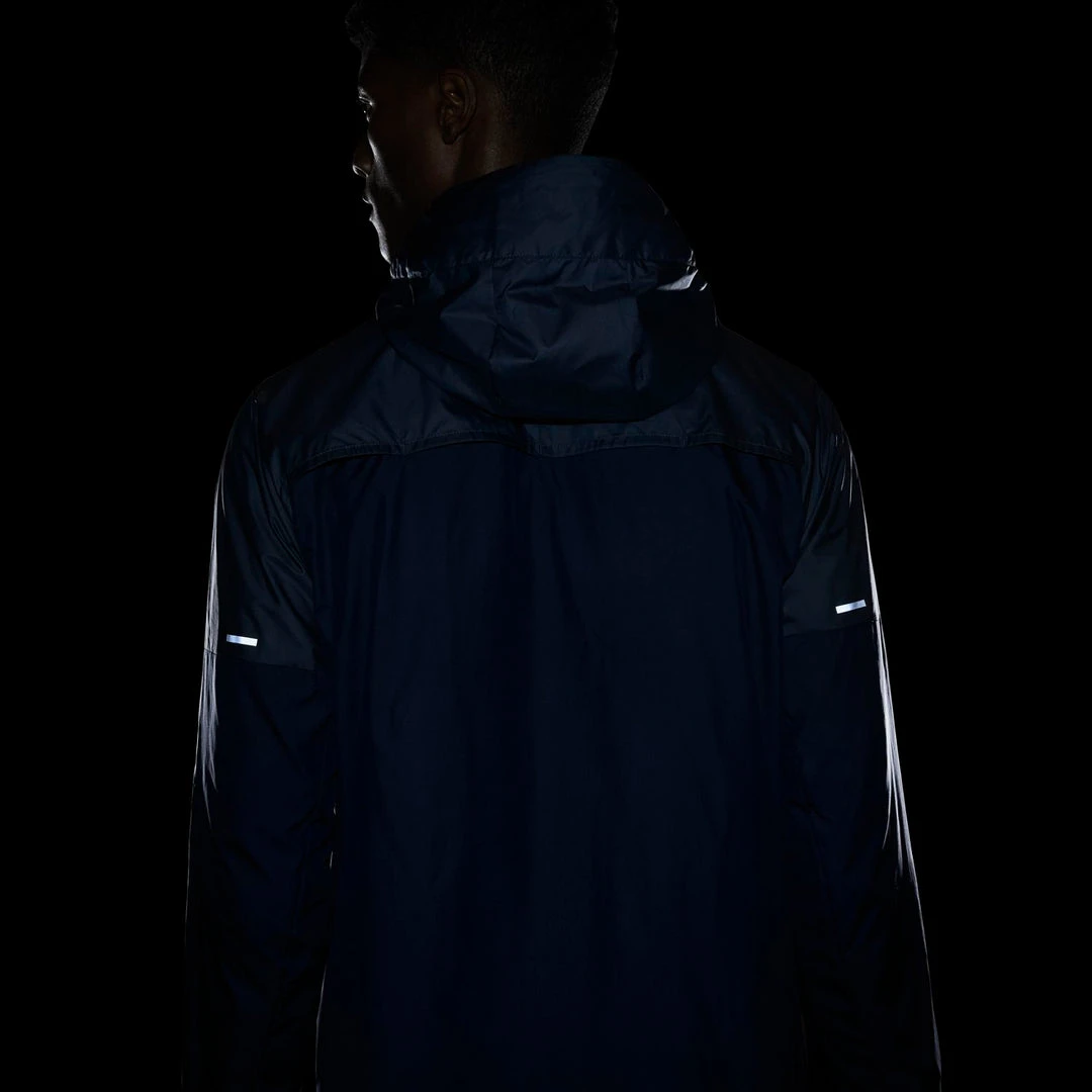Men's Nike Shieldrunner Running Jacket - Thunder Blue/Obsidian/Reflective Silver 9 Men's Nike Shieldrunner Running Jacket - Thunder Blue/Obsidian/Reflective Silver