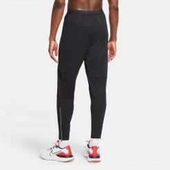 Men's Nike Phenom Elite Knit Pant - Black/Black/Reflective Silver 14 Men's Nike Phenom Elite Knit Pant - Black/Black/Reflective Silver
