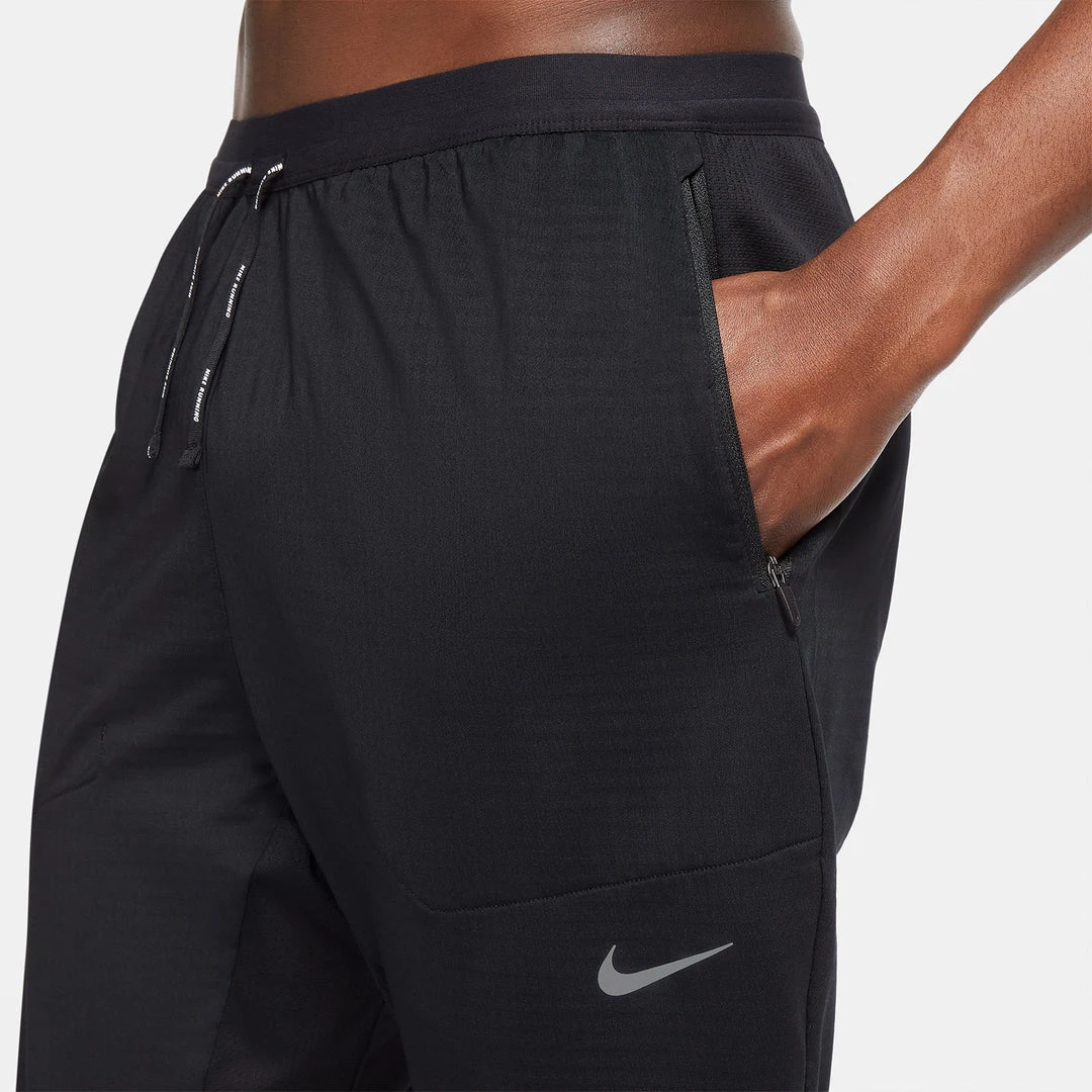 Men's Nike Phenom Elite Knit Pant - Black/Black/Reflective Silver 5 Men's Nike Phenom Elite Knit Pant - Black/Black/Reflective Silver