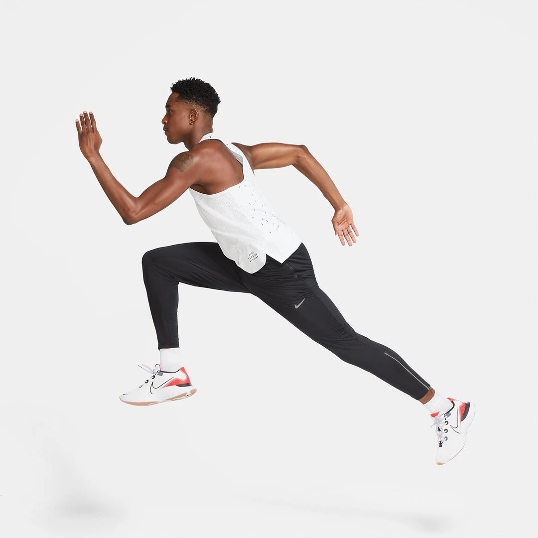 Men's Nike Phenom Elite Knit Pant - Black/Black/Reflective Silver 10 Men's Nike Phenom Elite Knit Pant - Black/Black/Reflective Silver