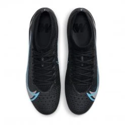 Nike Unisex Mercurial Vapor 14 Pro Firm Ground Soccer Shoe - Black/Black/Iron Grey - Regular (D)