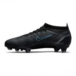 Nike Unisex Mercurial Vapor 14 Pro Firm Ground Soccer Shoe - Black/Black/Iron Grey - Regular (D)