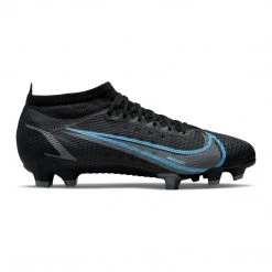 Nike Unisex Mercurial Vapor 14 Pro Firm Ground Soccer Shoe - Black/Black/Iron Grey - Regular (D)