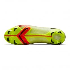 Nike Unisex Mercurial Vapor 14 Pro Firm Ground Soccer Shoe - Volt/Bright Crimson/Black - Regular (D)