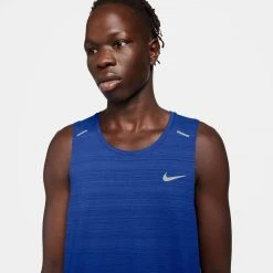 Apparel Men's Nike Dri-Fit Miler Tank Top - Game Royal/Reflective Silver