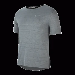 Men's Nike Dri-FIT Miler Top - Smoke Grey/Reflective Silver